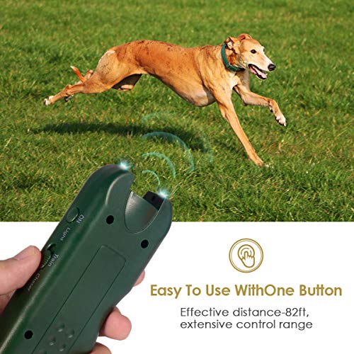 image for PET CAREE 2019 New Handheld Dog Repellent, Ultrasonic Infrared Dog Det