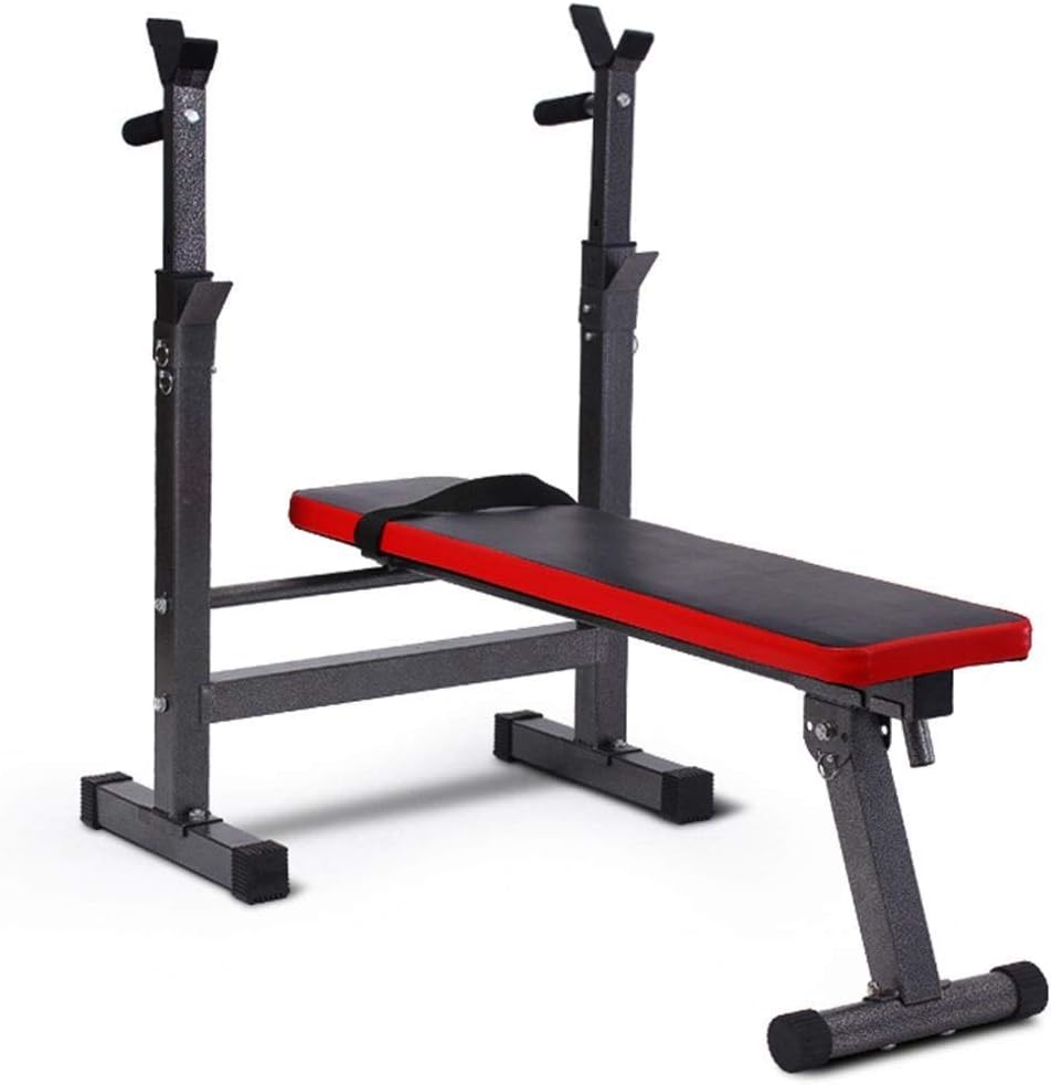 qazxsw Squat Rack Folding Weightlifting Bed Bench Press