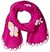 Kidorable Baby Little Soft Acrylic Knit Scarf for Girls, Butterfly (Purple), One Size