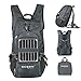 ECEEN Hiking Daypacks with Solar Charger for Phone, Hiking, Travel, Backpacking, Biking, Camping - Folds Up into Carry Pouch - Power for Smart Cell Phones, Speaker