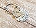 20 Down Forever To Go with Two Wedding Year Dimes Key Chain 20th Anniversary Gift for Him or Her