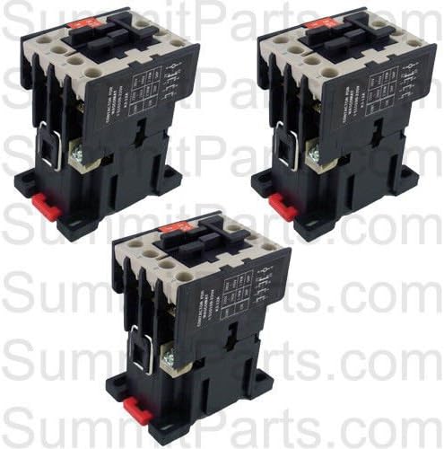 3PK - 240V RELAY 12AMP, 3N.O. + 1N.C. FOR WASCOMAT GEN 4 WASHERS - 510109