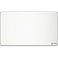 Glorious XL Extended Gaming Mouse Mat/Pad - Stealth Edition - Large, Wide (XLarge) White Cloth Mousepad, Stitched Edges | 14"x24" (GW-P)