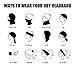 6PCS Multifunctional Headwear Yoga Sports Stretchable Casual Headband Seamless Uv Solid Moisture Neck Gaiter Headwrap Mask Bandana Scarf Helmet Liner
