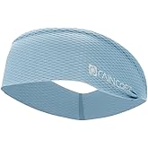 RAINCORE Mesh Sweat Headbands (1 or 2 Pack) - Cooling Series - Quick Dry - for Men and Women Headband - Stay Cool and Sweat Off Your Face - Running, Yoga,Tennis,Cycling,Workout
