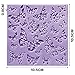 Anyana Fondant Impression Mats square fondant impression lace butterfly mould Silicone imprint mold Cake Decorating Supplies for Cupcake Wedding Cake topper Decoration