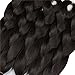 Dark Brown Jumbo Braiding Hair Extension Rainbow Jumbo Braiding For Twist Braiding Jumbo Braids Salon Crochet Twist Braiding Hair Extensions 24Inch 5Pcs/Lot 100g/Pc (pure 2#)