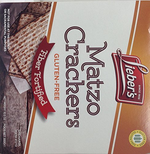 Lieber's Gluten Free Fiber Fortified Matzo Crackers Kosher For Passover - Pack of 3 - Thumbnail 3