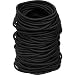 eBoot 100 Pieces Hair Elastics Hair Ties Ponytail Holders Hair Bands Bulk (Black) primary