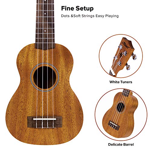 3 Makanu+Soprano+Ukulele+Sapele+Beginners