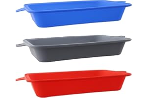 Set of 3 Silicone Drip Pan Liners for Weber Grills Offering, Heat Resistant Design for Collecting Grease and Simplifying Outd