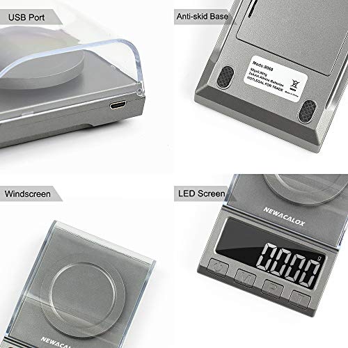 Digital Milligram Scale 50g x 0.001g Jewelry Scale Digital Pocket