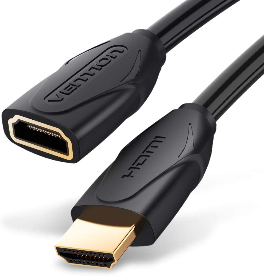 Vention HDMI Extension Cable, 3 Metre Length, Black