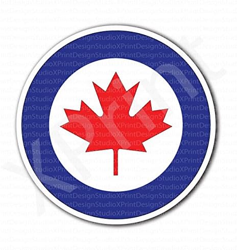 Royal Canadian Air Force Roundel Flag Sticker
