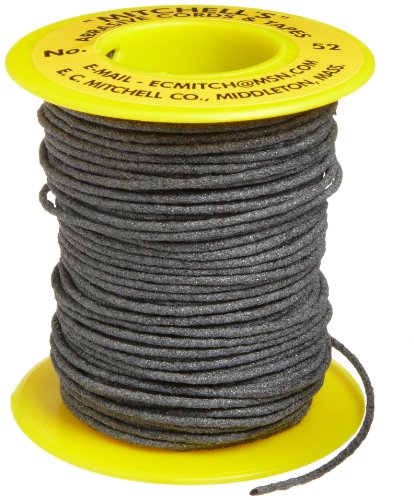 Mitchell Abrasives 52 Round Abrasive Cord, Aluminum Oxide 150 Grit .055