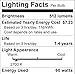 Satco S3862 120-Volt 60-Watt G25 Medium Base Light Bulb, Silver Crown