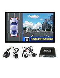 Sistema universal de visión de aves de 360 ??grados de Weivision Vista panorámica de todos los coches DVR Registro Vista panorámica de todo el sistema de cámara de visión trasera para todos los vehículos