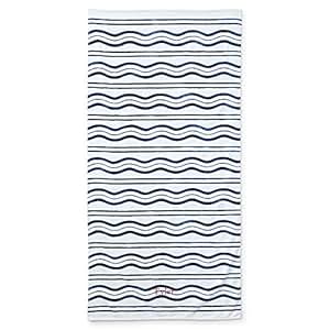 Amazon.com: Lands' End Adult Printed Velour Beach Towel ...