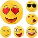 Emoji Universe Inflatable Beach Balls - Emoji Party Pool Beach Balls Kids, Toddlers Adults | Competitive Sports Fun | Indoor Outdoor 18