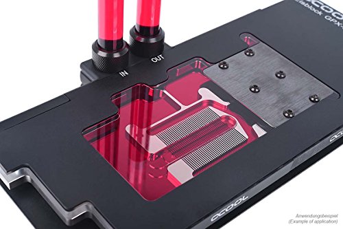 Alphacool 18544 Eiswasser Crystal Red UV-Active premixed coolant 1000ml Water Cooling Water additives