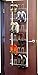 Simple Houseware Over The Door Shoes Rack Organizer, White