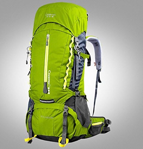 Fashion sport 60L climbing bag shoulder bag waterproof travel bag Outdoor Trek trekking package tour for men and women , green