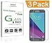 for Samsung Galaxy J3 Prime Screen Protector, [3 Pack] RKINC Tempered Glass Screen Protector for Galaxy J3 Prime with [9H Hardness] [Crystal Clear] [Scratch Resist]