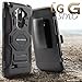 Evocel New Generation Series Phone Case Compatible with LG G Stylo with Belt Clip Holster and Kickstand, Black