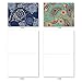 The Best Card Company - 10 Colorful Blank Note Cards with Envelopes (4 x 5.12Inch) - Assorted Boxed Set - Crazy for Paisley M6570OCB