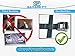 Garage Fit Gymnastic Rings - Premium Heavy Duty Gym Rings with Buckles and Straps for Cross Training, Gymnastics, Fitness, Exercise Rings (Black)