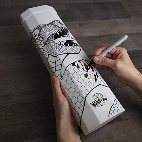 Dual Playmat Tube Monster Protectors PrismShaped Play Case Holds Two