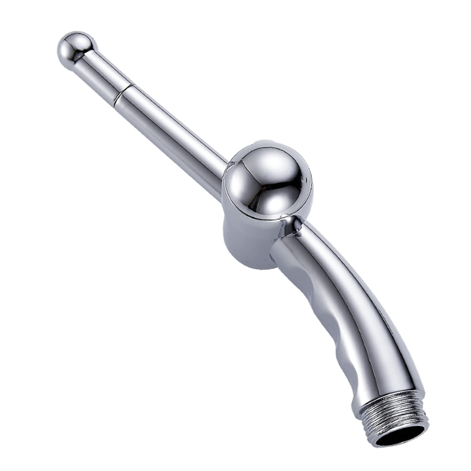 Hand Held Bidet sprayer for Toilet Showerhead Cleaning Kit Bathroom Handheld Shower (Plating Color)