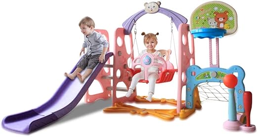 baby slide with swing