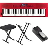 Roland GO:KEYS 3 Keyboard Essentials Bundle - Red