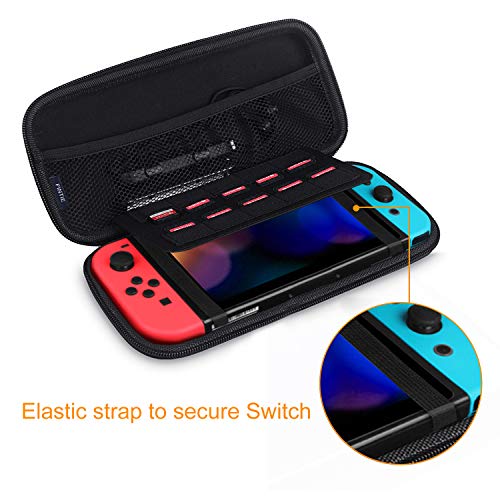 Fintie Carrying Case for Nintendo Switch OLED Model 7.0"/Switch 6.2", Portable Traveler