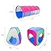 Children and Kids Pop Up Play House, Tent and Tunnel Tube 3 Pieces in 1 Toddler Toy for House, Indoor, Outdoor, Garden and Snow