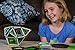 Geomag Glow Kit – 104 Piece Glow in the Dark Magnetic Construction Set