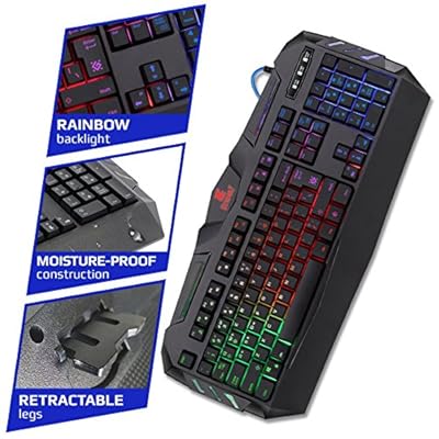Wired gaming keyboard