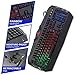 Defender Rainbow Backlit Gaming Keyboard – 104 Keys – 19 Anti Ghost Keys – Adjustable Brightness – Quick, Accurate & High Performance Ergonomic Keyboard – Equally Suitable for Windows PC or Macthumb 1