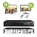 Abowone 4Channel 1080N CCTV DVR Hybrid 5-in-1 H.264 Surveillance Video Record System NO Hard Disk (1080P NVR+1080N AHD TVI CVI +960H Analog)