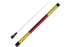 Marvexi 1Pcs 15Inch Red Orchestra Conductor Baton with Imitation Agate Handle, 38cm Music Conductor Baton for Professional Conducting and Performance