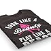 Look Like A Beauty Play Like A Beast T-Shirt | Field Hockey Tees by ChalkTalk SPORTS