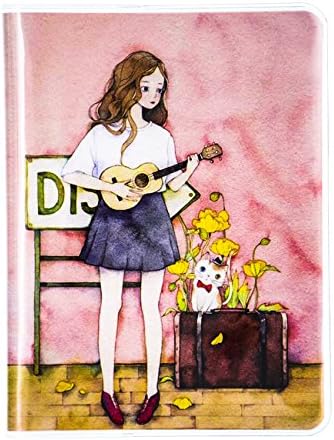 Pocket Planner Daily Weekly and Monthly Agenda Calendar Schedule Organizer and Journal Notebook, To Do List Book, Floral Pattern, Non Dated , 4.1" x 5.5"(Girl)