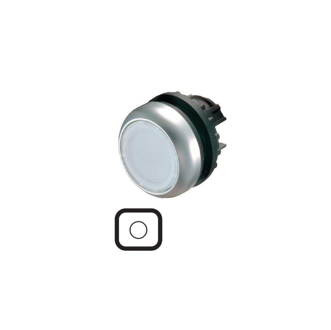 Eaton 216944 Light Push Button Flat, White, Latching