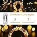 Qedertek Battery Operated Starry String Lights, 33ft 100 LED Firefly Lights with Remote Control, Copper Wire Fairy Lights for Home, Garden, Party, Wedding Decorations(Warm White)