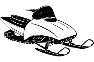 HUANYI Snowmobile Winter Sports Rubber Stamps Business Logo Stamps Wedding Stamp Logo Stamp Invitation or Save The Date Rubber Cling Stamp