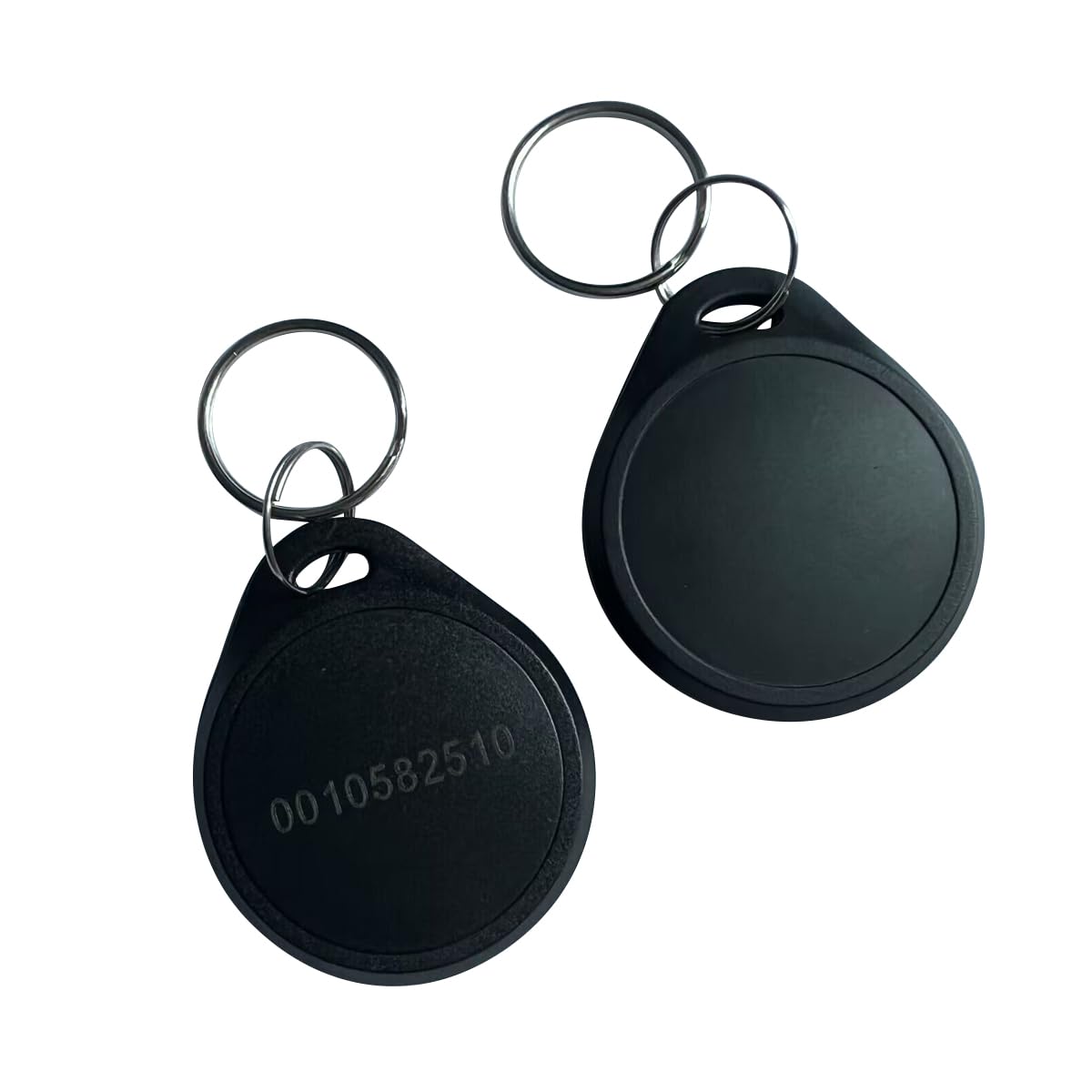 YARONGTECH Dual Frequency RFID Key Fob 125Khz EM4100 And 13.56Mhz RFID 1K Chip (pack of 10) (Black)