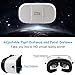 Motoraux® 3D Virtual Reality Glasses Innovative Designed VR Headset Fit for iOS Android & PC Phones Series Within 4.0-5.9 Inches