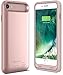 Battery Case for Apple iPhone SE(2022)/SE(2020)/8/7/6S/6, Slim Protective Cover with Battery Pack, 2-in-1 Case with Built in Extended Charging Back Up Power Bank (4.7 inch) BX170 -Rose Gold