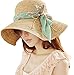Womens Large Brimmed Garden Beach Big Summer Sun Hat